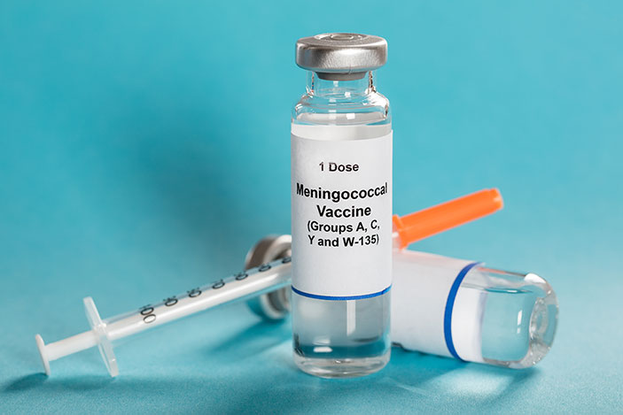 The Meningococcal vaccine vials - protecting adults and children against serious disease